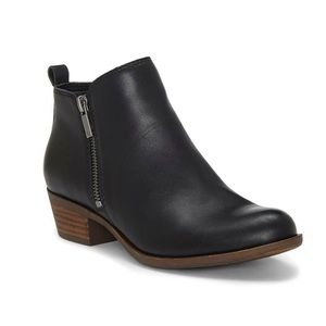 Lucky Brand Black Basel Bootie, Size 8.5